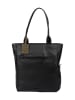 Burkely Leder-Schultertasche in Schwarz - (B)33 x (H)37 x (T)10 cm
