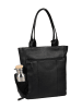 Burkely Leder-Schultertasche in Schwarz - (B)33 x (H)37 x (T)10 cm