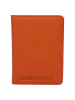 Burkely Leder-Passetui in Orange - (B)11 x (H)15 x (T)1 cm