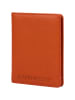 Burkely Leder-Passetui in Orange - (B)11 x (H)15 x (T)1 cm