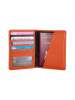 Burkely Leder-Passetui in Orange - (B)11 x (H)15 x (T)1 cm