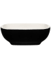 Maku 4-delige set: dipschalen zwart/wit - (H)8,5 cm