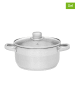 Maku 2-delige set: roestvrijstalen pan met deksel - Ø 24 cm