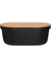 Maku Brotkasten in Schwarz/ Hellbraun - (B)33 x (H)18,5 cm