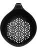 Maku 2tlg.Set: Schüssel mit Sieb in Schwarz - (H)12,8 cm