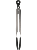 Maku Szczypce w kolorze srebrno-czarnym - dł. 23 cm