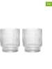 Maku 2-delige set: drinkglazen transparant - 310 ml