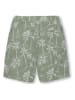 ONLY & SONS Junior Lniane szorty "Aiden" w kolorze szarym