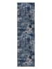 Flair Rugs Kurzflor-Läufer ''Wonderlust Cocktail'' in Creme/ Blau