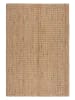 Flair Rugs Jute tapijt "Sarita" lichtbruin/groen/oranje