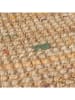 Flair Rugs Jute tapijt "Sarita" lichtbruin/groen/oranje