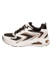 Skechers Sneakers "Tres-Air UNO" wit/zwart/goudkleurig