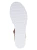 Skechers Leren sleehaksandalen "Desert Kiss Secret Picnic" lichtroze