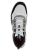 Skechers Leder-Sneakers "Air Court Yatton" in Grau/ Schwarz/ Weiß