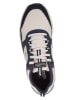 Skechers Leder-Sneakers "Air Court Yatton" in Dunkelblau/ Weiß