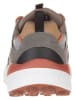 Skechers Leder-Sneakers "Bendino Dormer" in Grau/ Orange