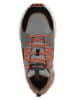 Skechers Leder-Sneakers "Bendino Dormer" in Grau/ Orange