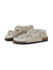 Ilse Jacobsen Leder-Sandalen in Beige/ Creme