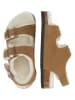 Ilse Jacobsen Leren sandalen lichtbruin