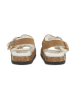 Ilse Jacobsen Leder-Sandalen in Hellbraun/ Creme