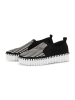 Ilse Jacobsen Leder-Slipper in Schwarz/ Creme
