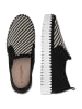 Ilse Jacobsen Leder-Slipper in Schwarz/ Creme
