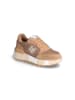 Liu Jo Leder-Sneakers in Hellbraun
