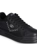 Liu Jo Leder-Sneakers in Schwarz