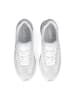 Liu Jo Leren sneakers wit/zilverkleurig