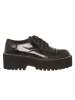 Liu Jo Leder-Schnürschuhe in Schwarz