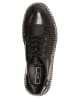 Liu Jo Leder-Schnürschuhe in Schwarz