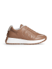 Liu Jo Leder-Sneakers in Hellbraun