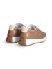 Liu Jo Leder-Sneakers in Hellbraun