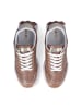 Liu Jo Leder-Sneakers in Hellbraun