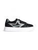 Liu Jo Leder-Sneakers in Schwarz