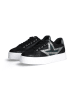 Liu Jo Leder-Sneakers in Schwarz
