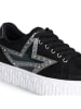Liu Jo Leder-Sneakers in Schwarz