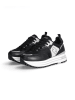 Liu Jo Leder-Sneakers in Schwarz