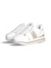 Liu Jo Leren sneakers wit/goudkleurig
