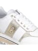 Liu Jo Leder-Sneakers in Weiß/ Gold
