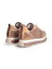 Liu Jo Leder-Sneakers in Hellbraun