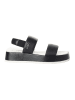 Liu Jo Leder-Sandalen in Schwarz