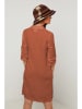 Rodier Lin Leinen-Kleid in Braun