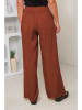 Rodier Lin Linnen broek bruin