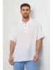Rodier Lin Leinen-Poloshirt in Weiß