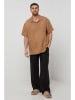Rodier Lin Linnen poloshirt camel