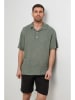 Rodier Lin Linnen poloshirt kaki