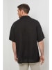 Rodier Lin Leinen-Poloshirt in Schwarz