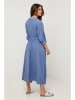 Rodier Lin Leinen-Kleid in Hellblau