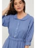 Rodier Lin Leinen-Kleid in Hellblau
